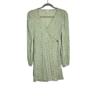 Billabong Long Sleeve Wrap Dress